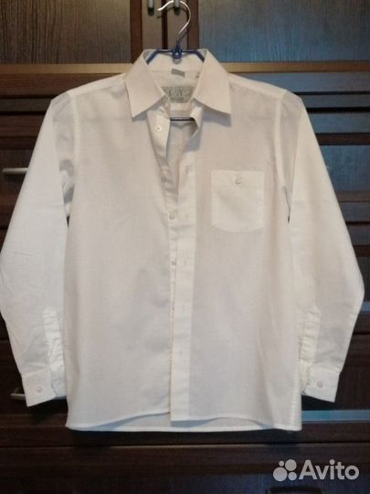 Рубашка белая на мальчика