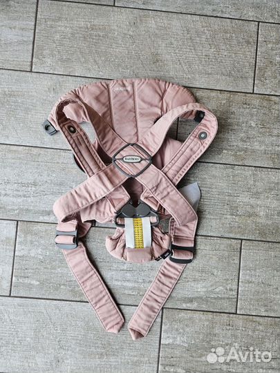 Рюкзак переноска BabyBjorn Mini Cotton розовый