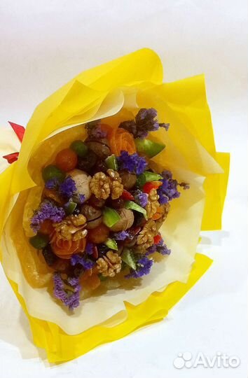 Букеты из сухофруктов. Вкусные букеты