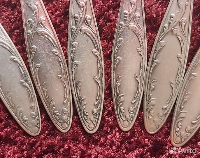 Мельхиоровые столовые ложки 6 штук