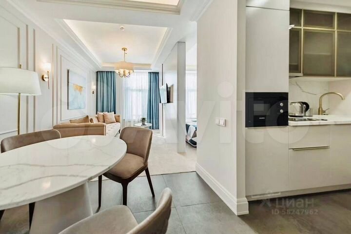 2-к. апартаменты, 52 м², 5/6 эт.