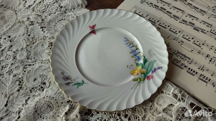 Тарелка десертная konigl. PR. tettau Бавария