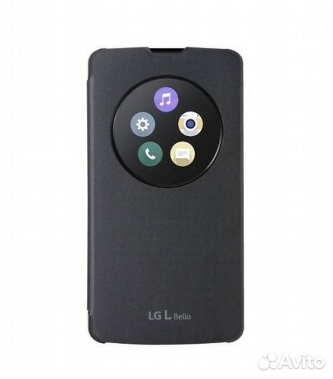 Оригинал чехол CCF-560 на LG L Bello Чёрный, Белый