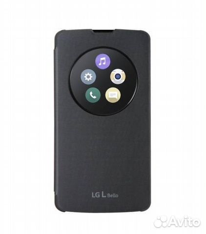 Оригинал чехол CCF-560 на LG L Bello Чёрный, Белый