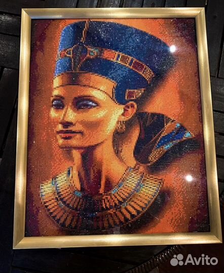 Картина Нефертити стразы