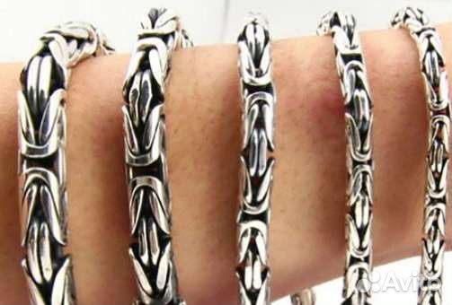 Серебряная цепь 925 - ручная работа