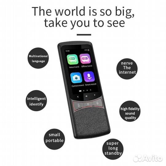 Карманный 4G умный голосовой переводчик Z3