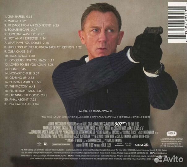 Original Soundtrack: James Bond: No Time To Die (D