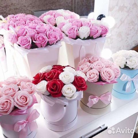 Мыльные розы, букеты, подарки, 8 марта