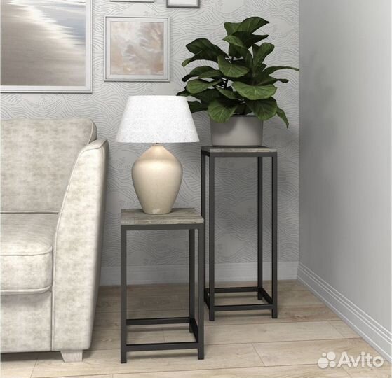 Подставка для цветов напольная металлическая