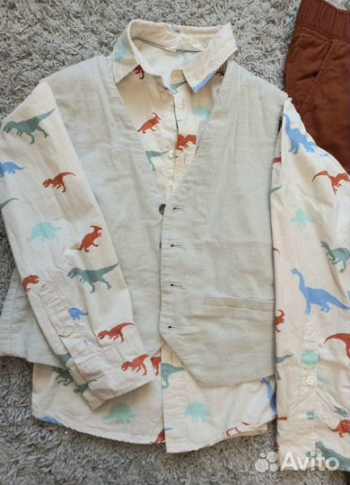 Рубашки жилетки брюки 122- 134