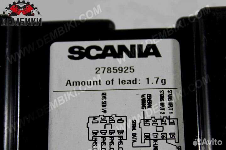 Тахограф type: SE5000 Rev.7.6 2785925 scania R440