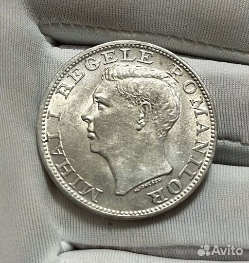 Румыния 500 лей 1944 года. Серебро 700*