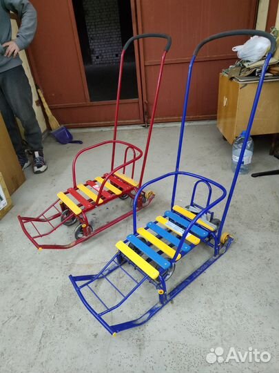 Санки Ника с колесами