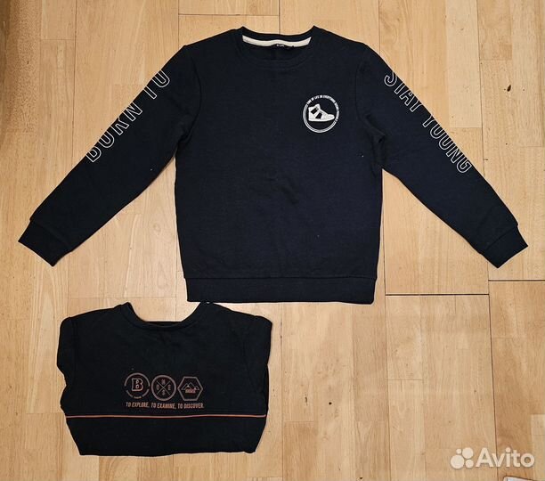 Кофта с начесом kiabi новая 134