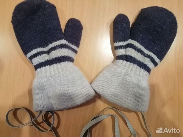 Варежки на резинке