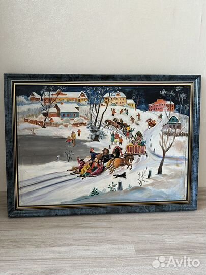 Картина маслом на холсте большая