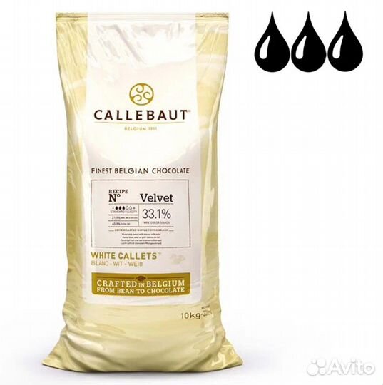 Белый шоколад callebaut velvet 32