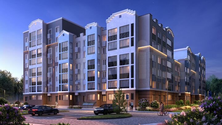 1-к. квартира, 35 м², 1/6 эт.