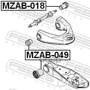 Втулкa mzab-049 Febest