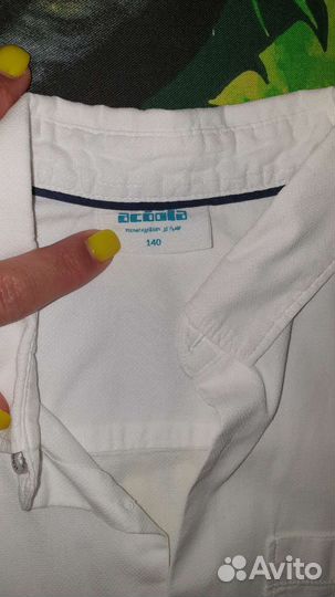 Рубашка школьная 140 размер для мальчика