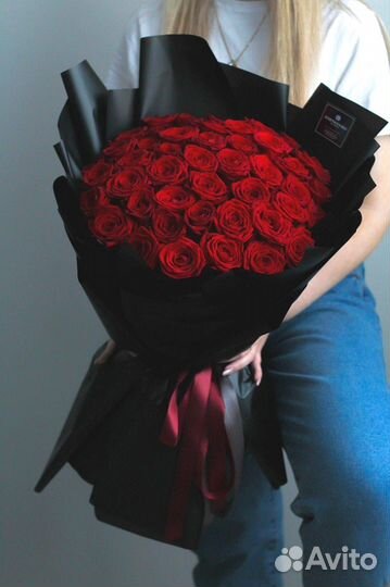 Цветы с доставкой, Розы, Букеты, 45 роз