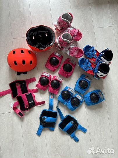 Детские ролики с защитой