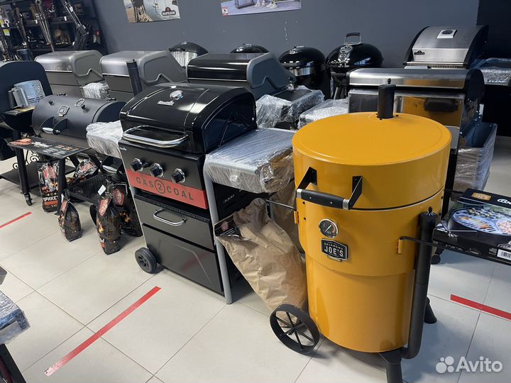 Угольная коптильня Oklahoma Joe's Drum Bronco Pro