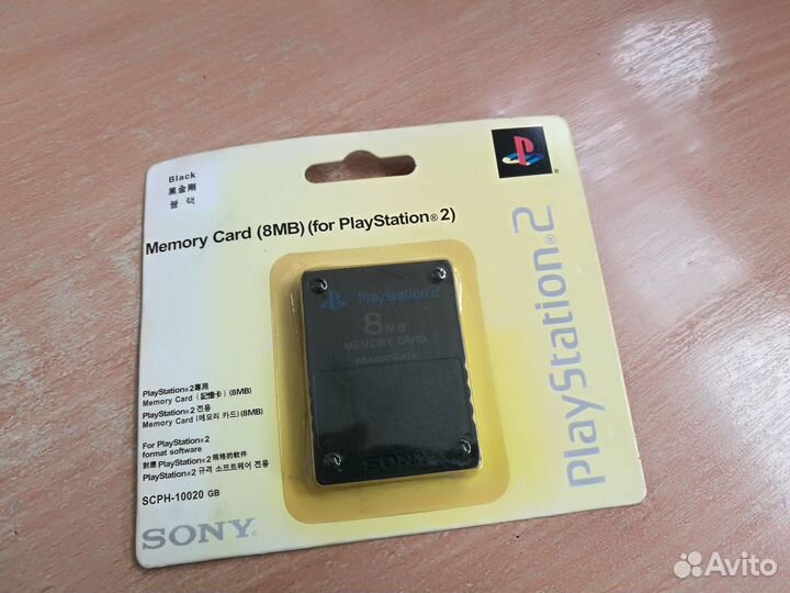 Sony playstation 2 карта памяти