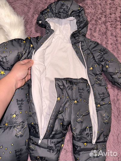 Зимний конверт для новорожденных