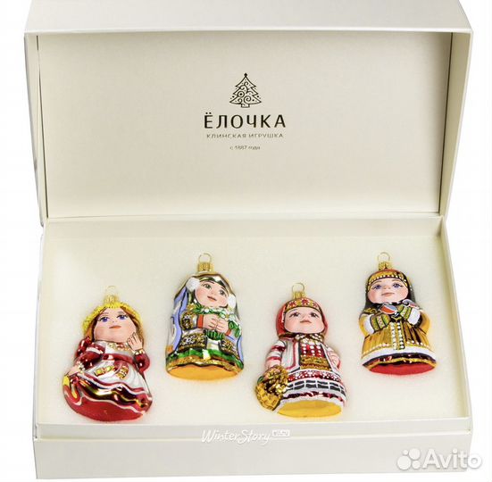 Набор елочных игрушек Времена года ф-ка Елочка