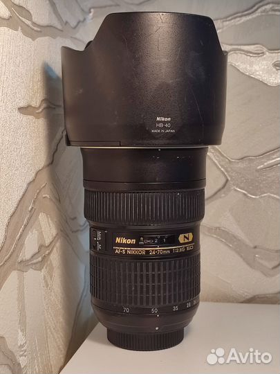 Объектив Nikon AF-S 24-70mm f/2.8G ED Рабочий