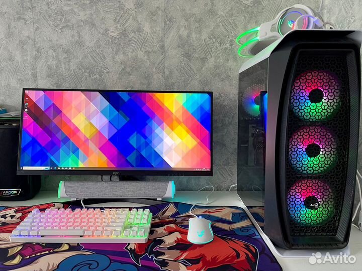 Игровой пк+Монитор 27/180гц/i5 11400F/RTX3060