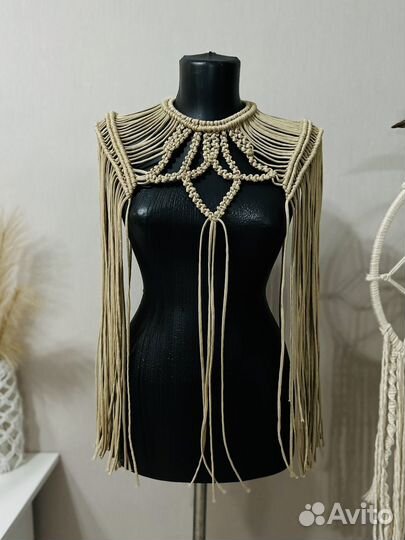 Макраме накидка