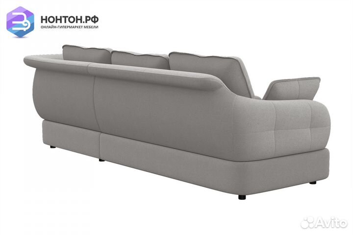 Диван угловой дельфин Вега-Элит серый
