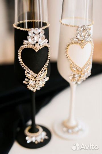 Свадебные аксессуары свадебные наборы с бокалами