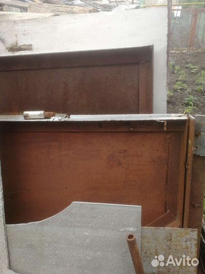 Ворота гаражные металлические бу