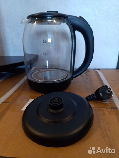 Чайник электрический стеклянный новый