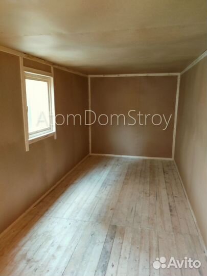 Вагончик бытовка строительная с установкой