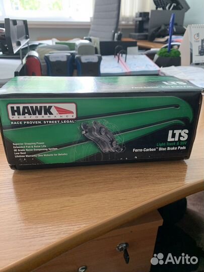 Тормозные колодки hawk LTS