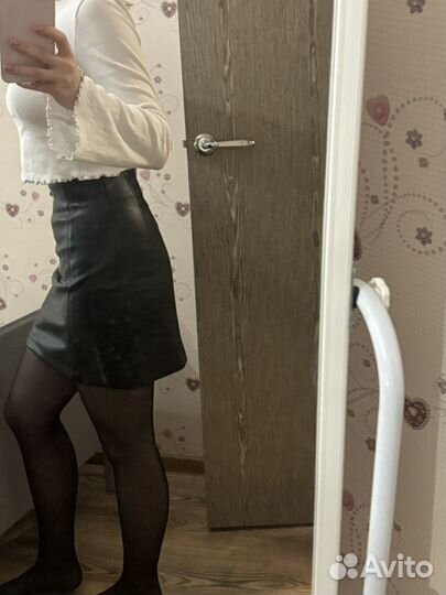 Кожаная юбка Feelz