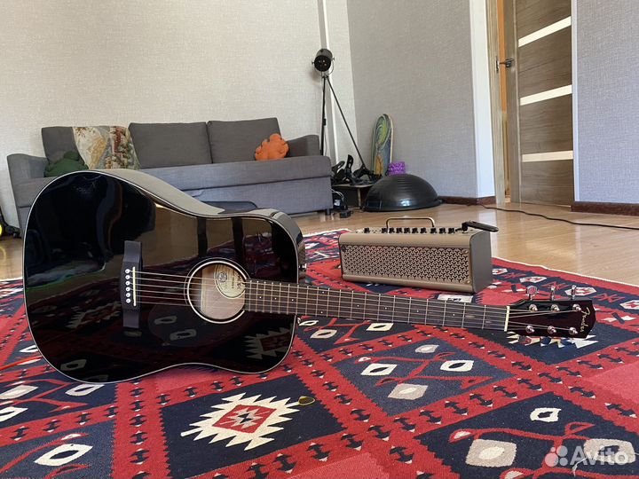 Акустическая гитара fender CD-60S Black