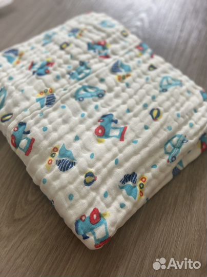 Муслиновый плед одеяло для двойни