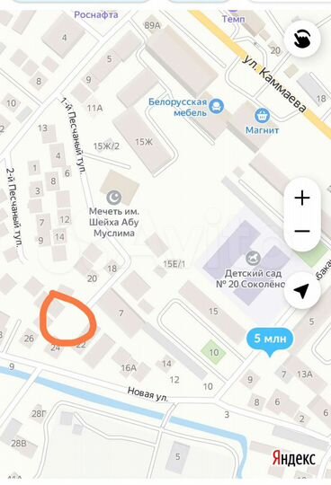 Участок 6,5 сот. (ИЖС)