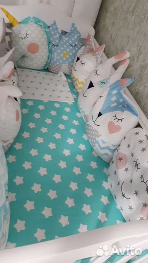 Бортики в кроватку