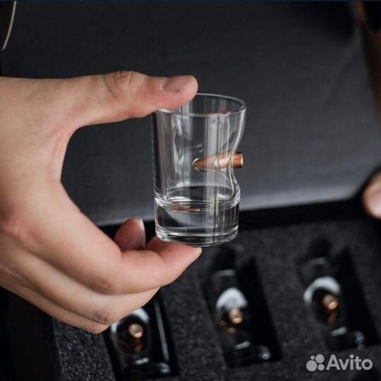 Набор рюмок пуля В стакане
