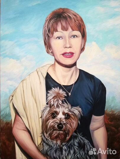 Портрет Картина маслом с любого изображения