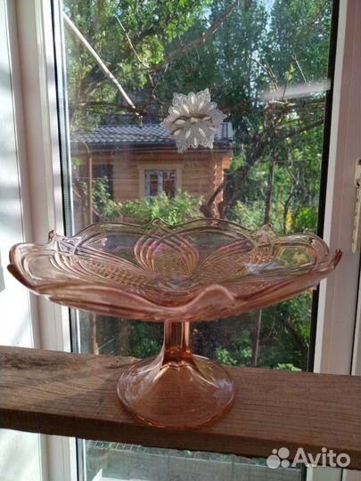 Ваза цветное стекло