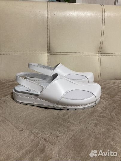 Сабо натуральная кожа