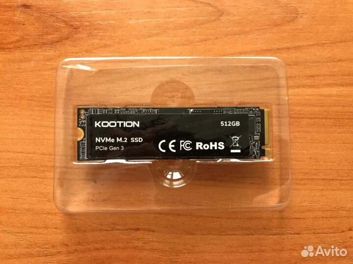 Новый M.2 Nvme SSD 512GB